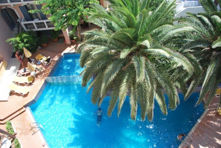 Grecia, Rethymno – piscina, agosto 2009 (Creta)