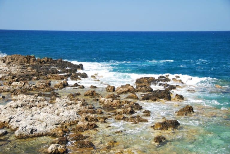 Grecia, Rethymno – mare blu, agosto 2009 (Creta)