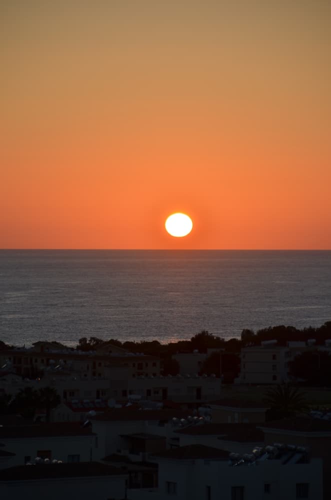 hotel view – sunset, Apr.2015 (Paphos)