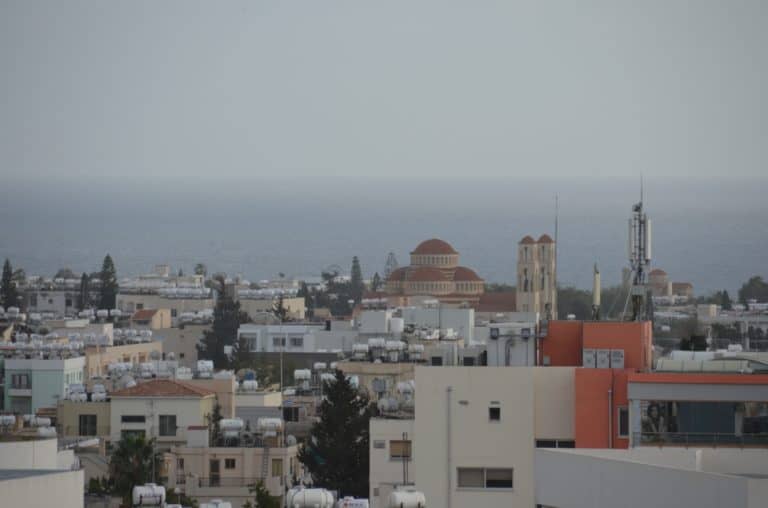 hotel view – town, Mar.2015 (Paphos)