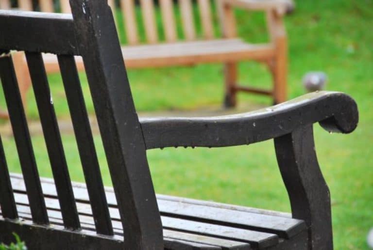 Inghilterra, Henley-on-Thames  – panchine bagnate, marzo 2012