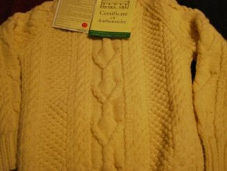 This is an Aran Sweater