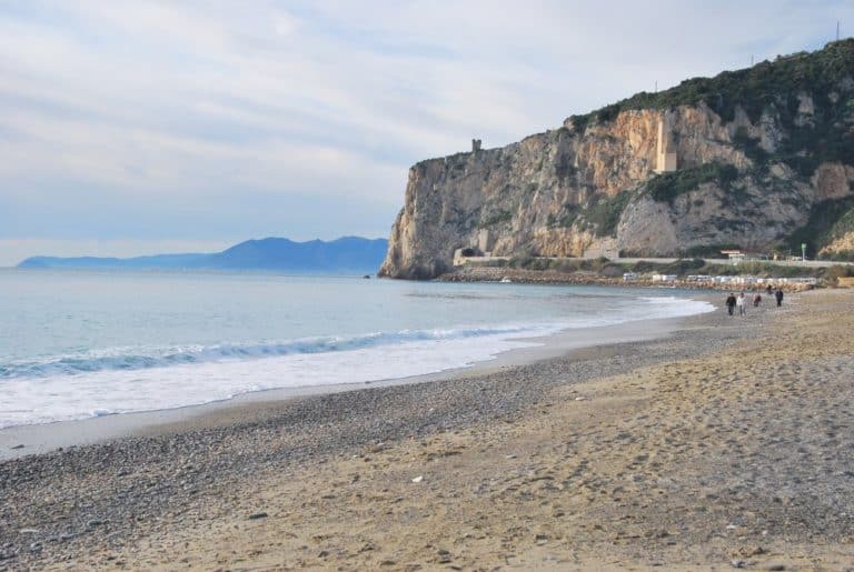 Italy, Finale Ligure – beach, Dec.2012 (Liguria)