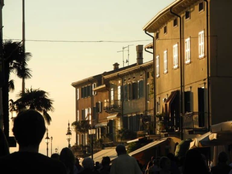 Tramonto a Lazise sul Lago di Garda