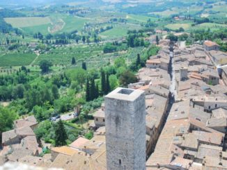 Las famosas vistas de San Gimignano