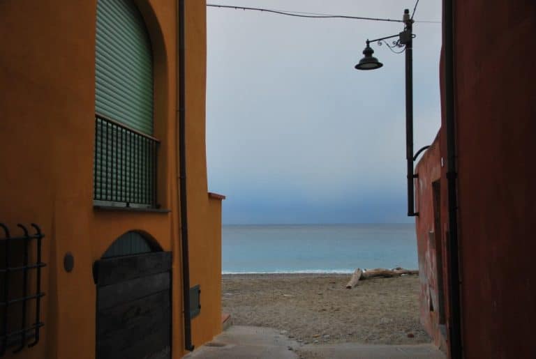 Italy, Varigotti – sea over there, Dec.2012 (Liguria)