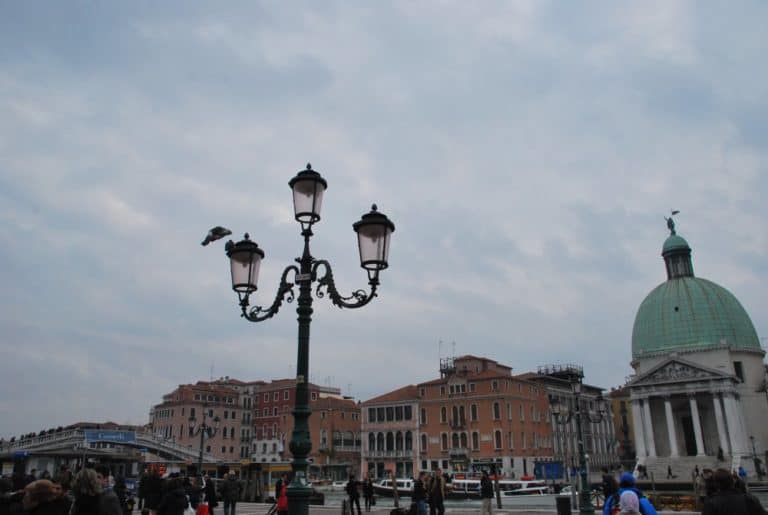 イタリア、ベニス－灰色の空 2012年11月 (ヴェネツィア)