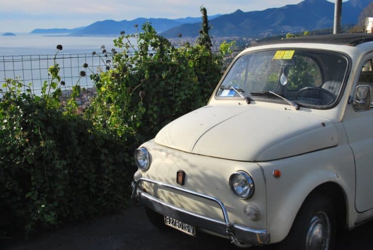 Italy, Verezzi – Fiat 500, Dec.2012 (Liguria)