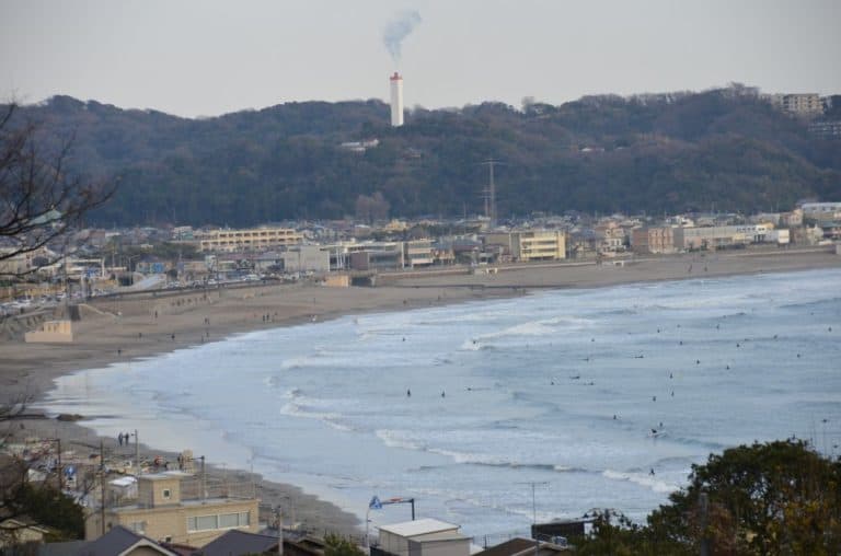 Japan, Kamakura – beach, Dec.2012