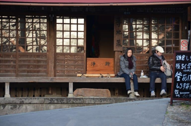 Japan, Kamakura – porch, Dec.2012