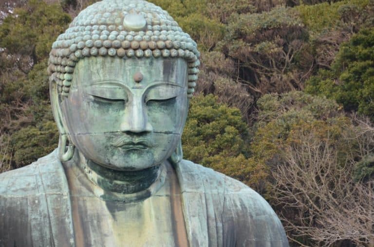 Giappone, Kamakura – statua di Buddha, dicembre 2012