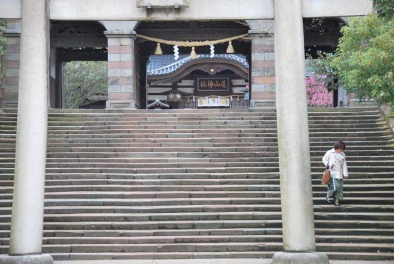 Giappone, Kanazawa – scalinata, aprile 2012 (Kanazawa)