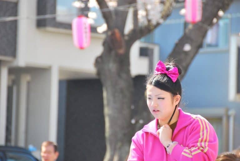 日本、祭り－ピンク 2012年4月 (東京)