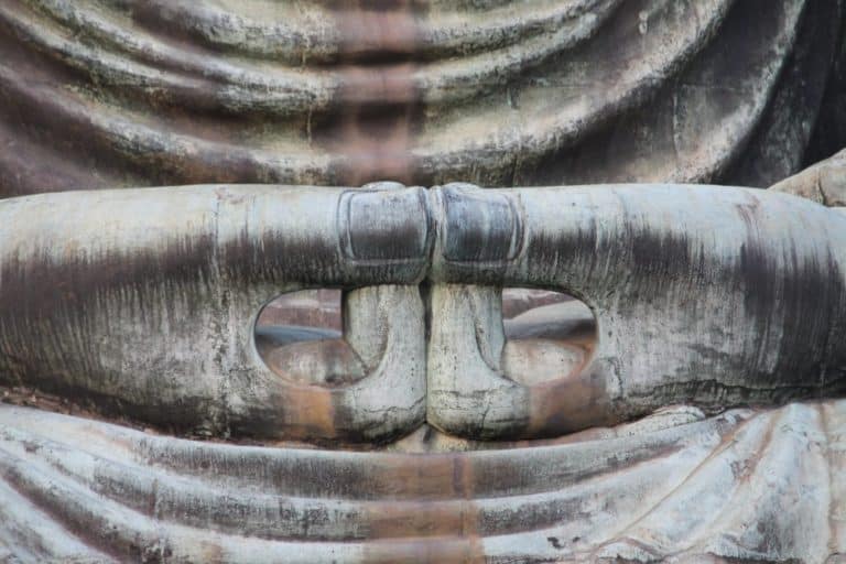 Giappone, Kamakura – le mani del Buddha,gen.2013