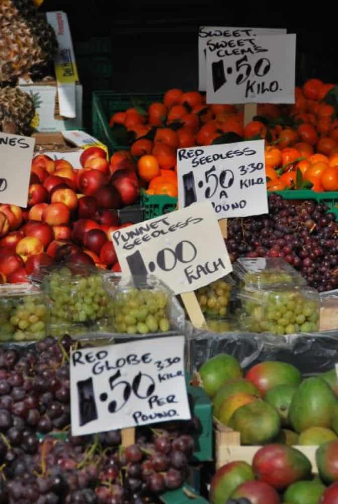 Inghilterra, Kingston  – frutta, marzo 2012