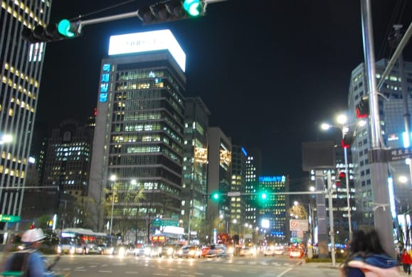 韓国、ソウル－夜 2011年 (ソウル)