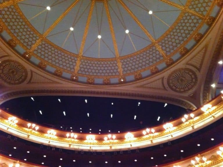 Disfrutando del ballet en el Royal Opera House