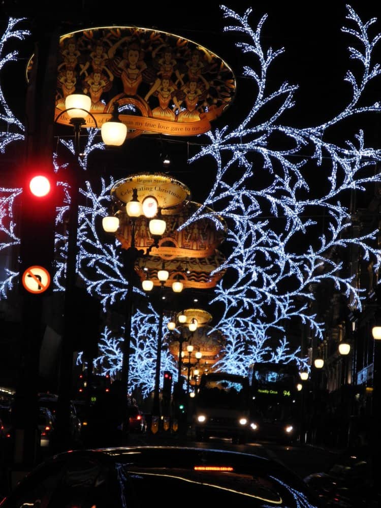 Inghilterra, Londra – natale, illuminazioni 10, 2012 (Londra)