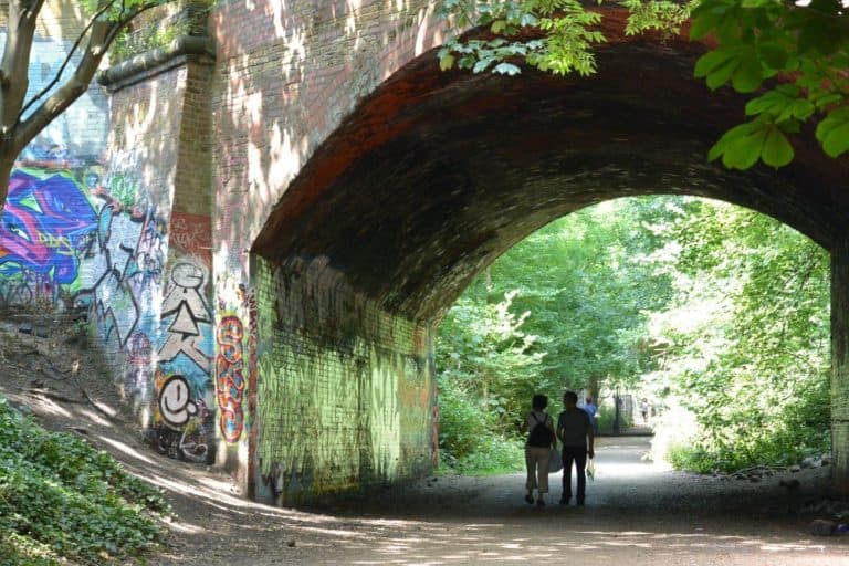 The path which used to be a railway