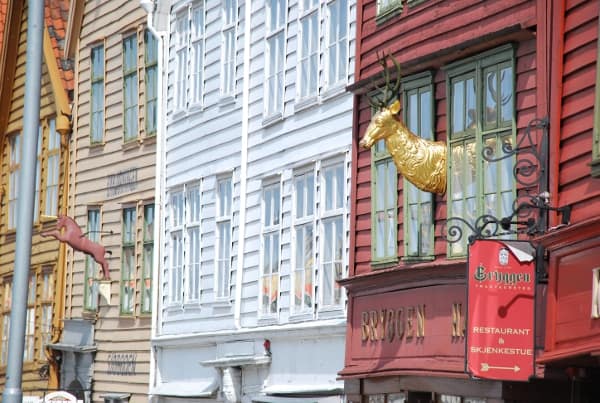 Norvegia, Bergen – case colorate, 2009