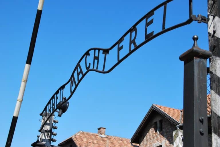 El famoso campo de concentracóin Auschwitz