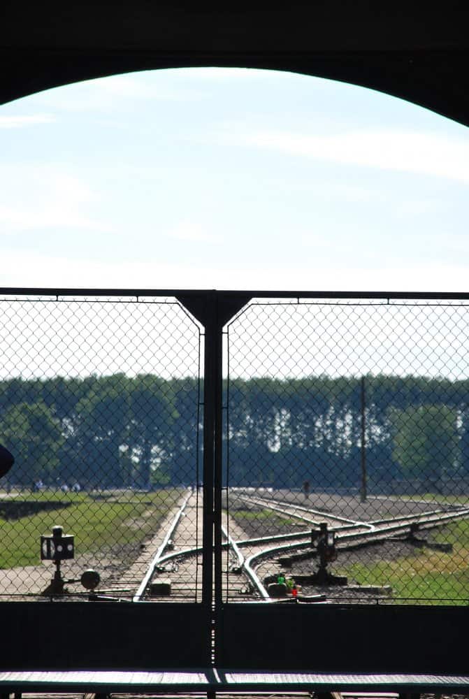 Poland, Birkenau – railway, May 2009