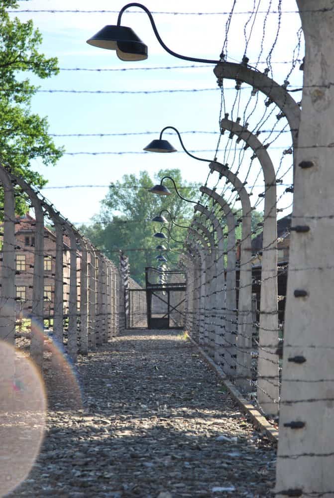Poland, Auschwitz – lamps, May 2009