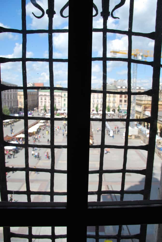 Polonia, Cracovia – vista di una piazza, maggio 2009 (Cracovia)