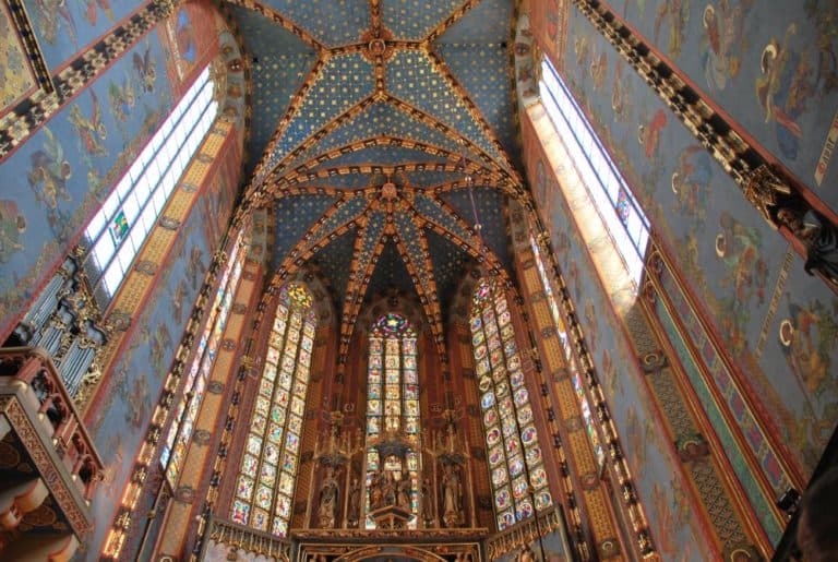 Polonia, Cracovia – interno di una chiesa 2, maggio 2009 (Cracovia)