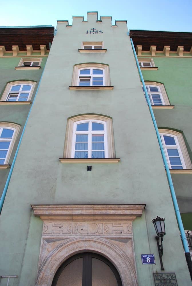 Polonia, Cracovia – palazzo verde, maggio 2009 (Cracovia)