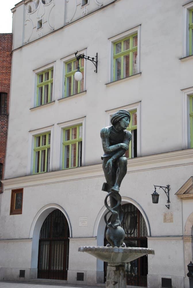 Polonia, Cracovia – fontana, maggio 2009 (Cracovia)