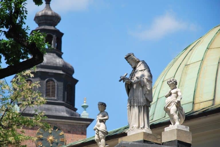 Polonia, Cracovia – 3 statue, maggio 2009 (Cracovia)