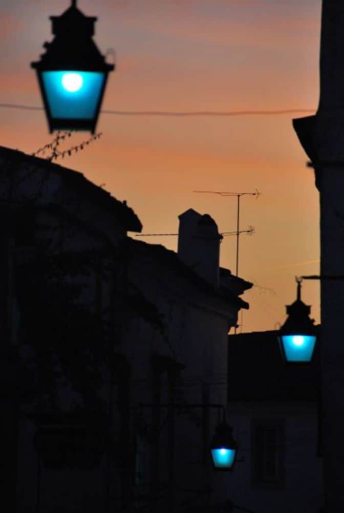 Portogallo, Arriolos – lampioni, 2011 (Alentejo)