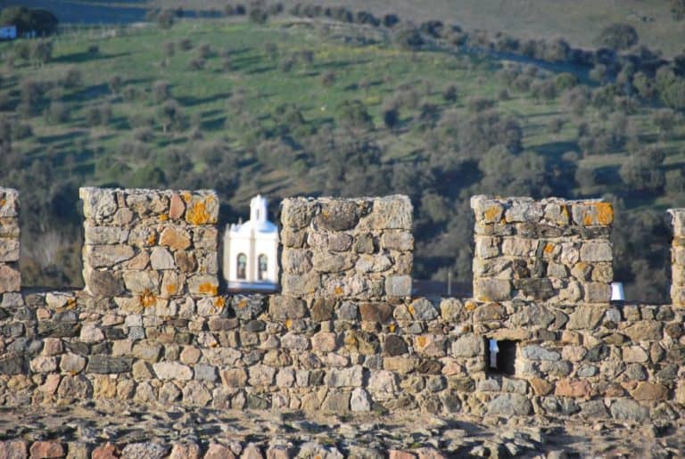 Portugal, Arraiolos – wall, Dec.2011 (Alentejo)