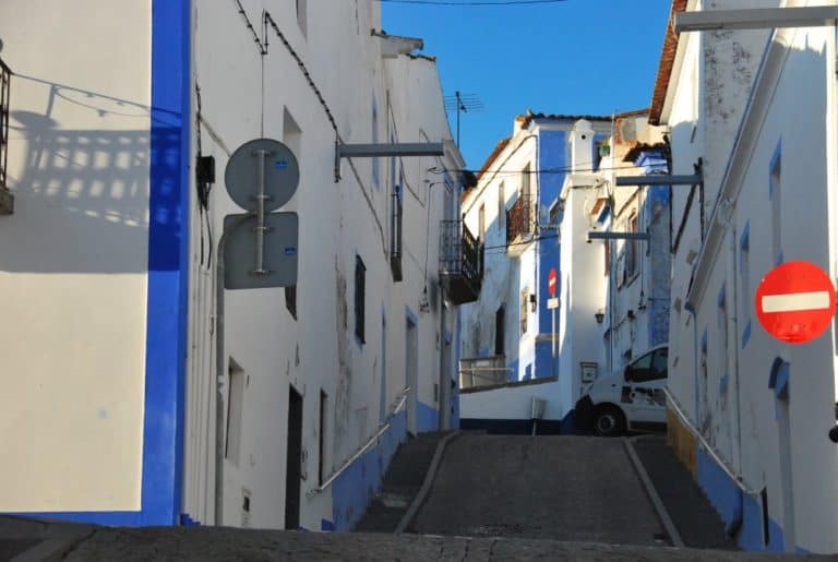 Portogallo, Arraiolos – case bianche, dicembre 2011 (Alentejo)
