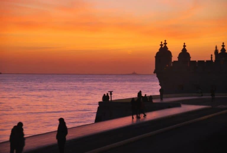 Portugal, Lisbon – orange sky, 2012 (Lisbon)