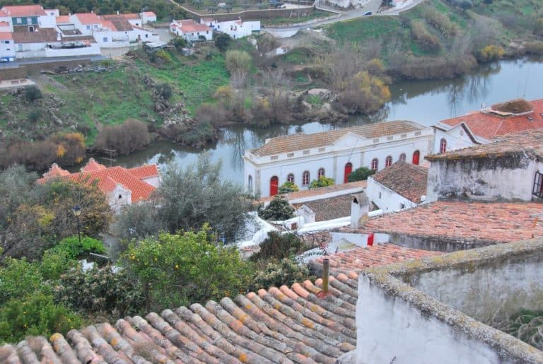 Portogallo, Mertola – vista fiume, gennaio 2012 (Alentejo)