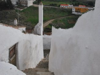 Portugal, Mertola – orange roofs, Jan.2012