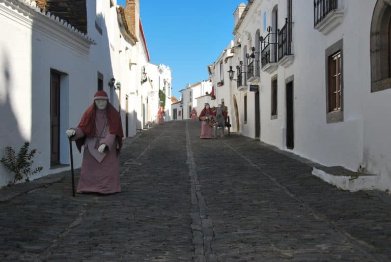 Portugal, Monsaraz – main street, Dec.2011 (Alentejo)