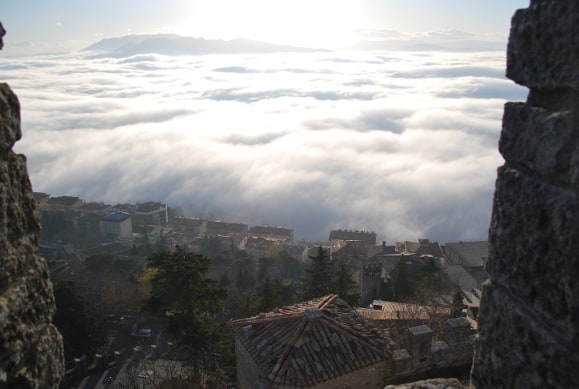San Marino – distesa di nuvole, 2010