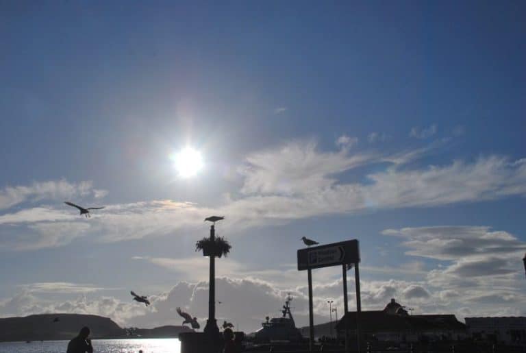 Scotland, Oban – the sun, 2010