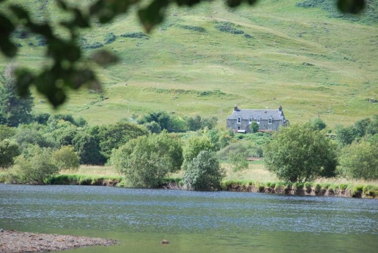 Scotland, Highland – house across the water 2010