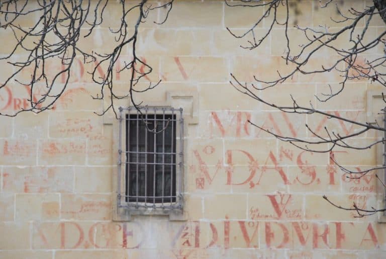 Spain, Baeza – letters, Dec.2010 (Andalucía)