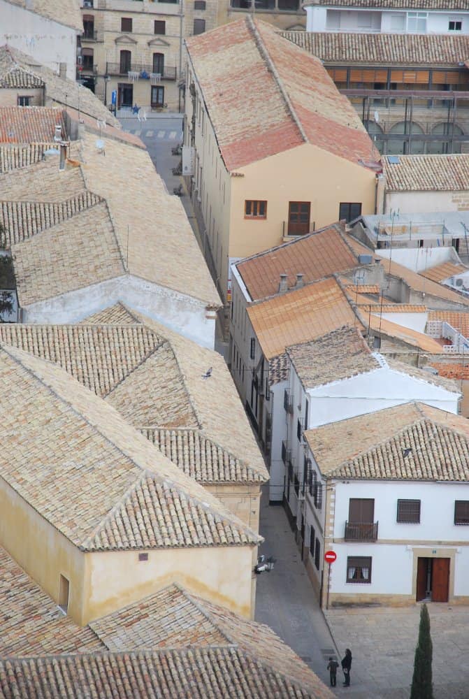 Spain, Baeza – roofs, Dec.2010 (Andalucía)