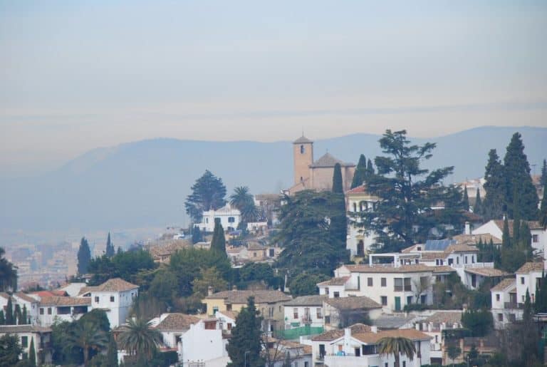 Spagna, Granada – case, dicembre 2010 (Andalusia) (Granada)
