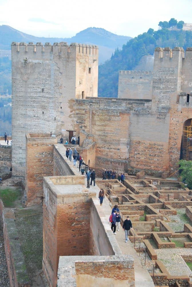 Spain, Granada – wall, Dec. 2010 (Granada) (Andalucia)