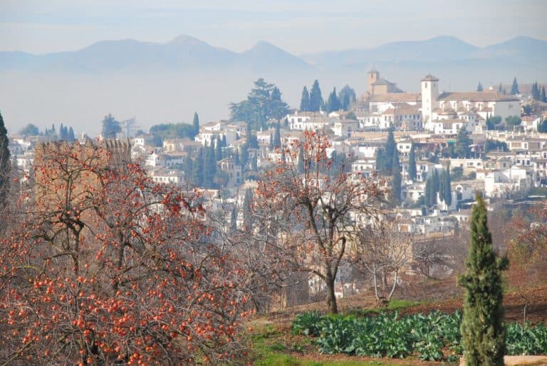 Spain, Granada – view, Dec. 2010 (Granada) (Andalucia)