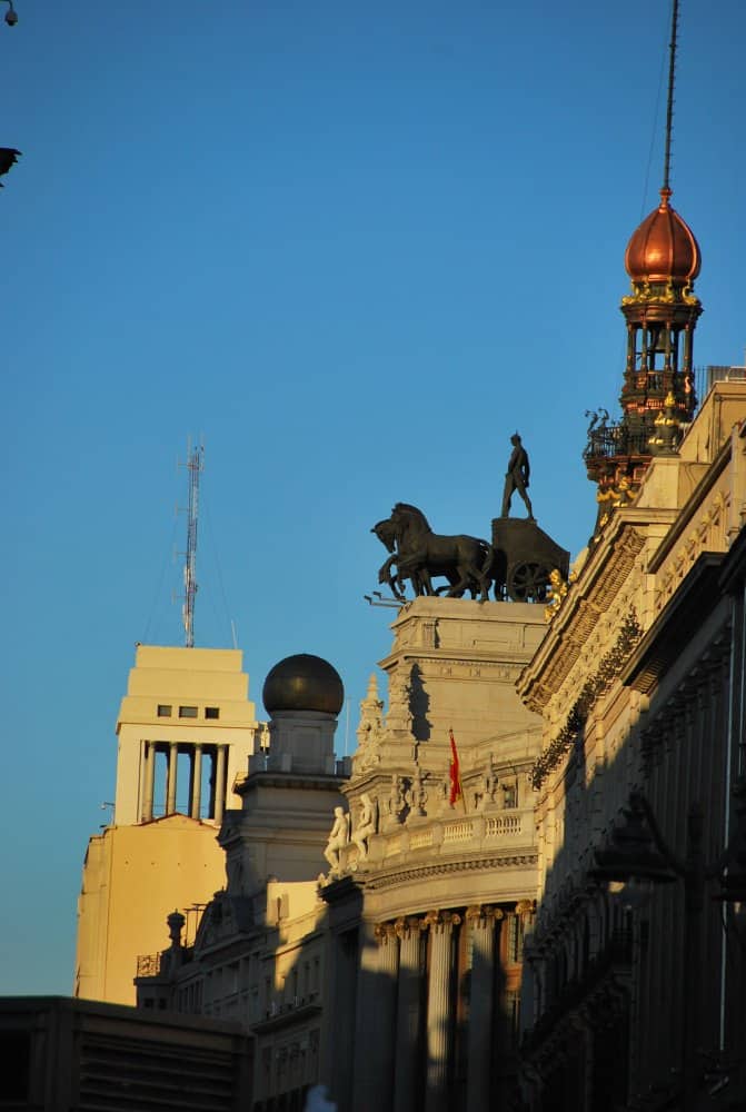 Spagna, Madrid – persone in cima, luglio 2012 (Madrid)