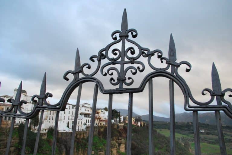 Spain, Ronda – fence, Dec.2010 (Ronda) (Andalucia)