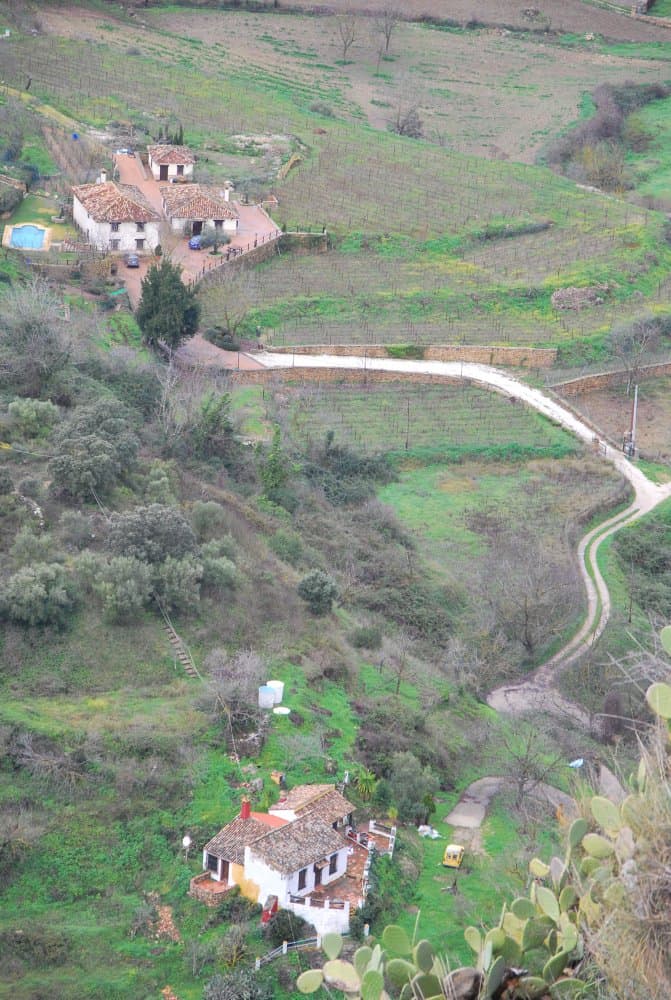 Spagna, Ronda – strada singola, dicembre 2010 (Andalusia) (Ronda)